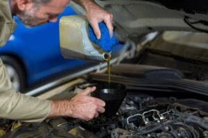 Truck oil change in Willards